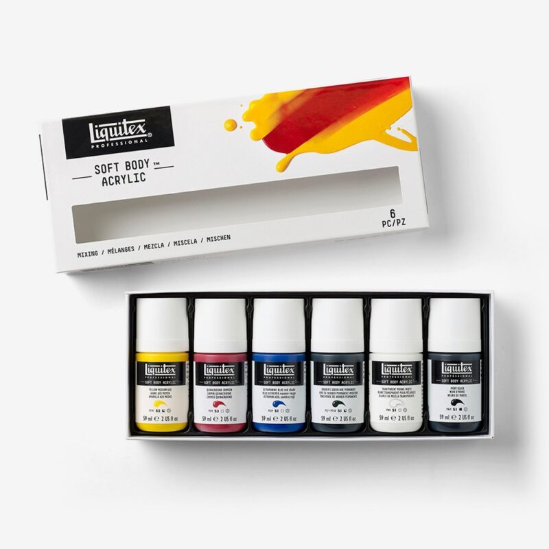 Liquitex : Professional : Soft Body Acrylic Paint : 59ml : Mixing Set Of 6 - Image 4