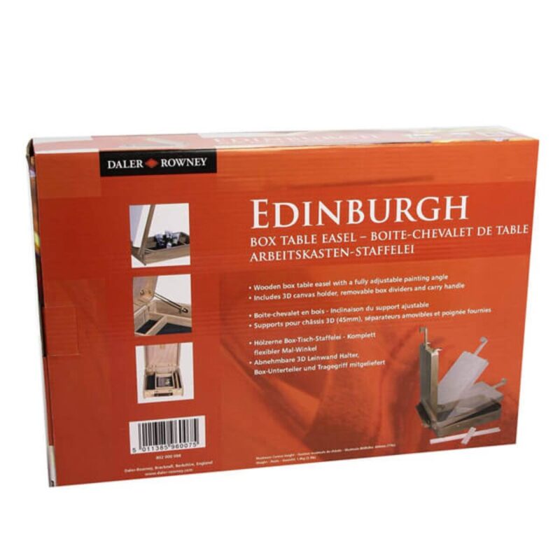 Daler Rowney Edinburgh Adjustable Box Table Easel - Image 3