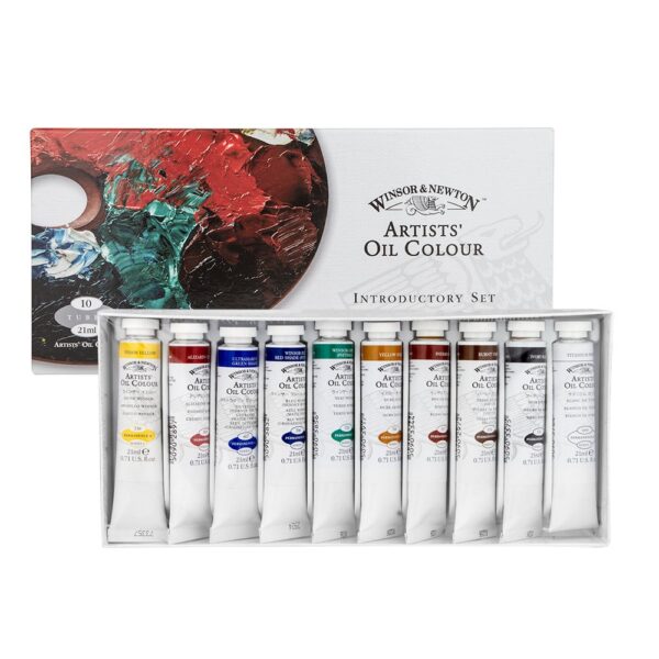 Winsor & Newton : Artists' : Oil Paint : Introductory Set Of 10x21ml