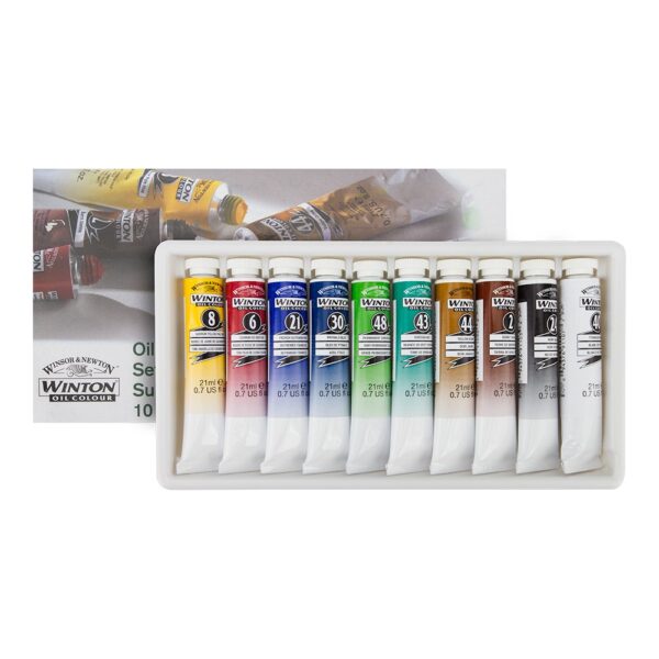 Winsor & Newton : Winton : Oil Paint : 21ml : Set Of 10
