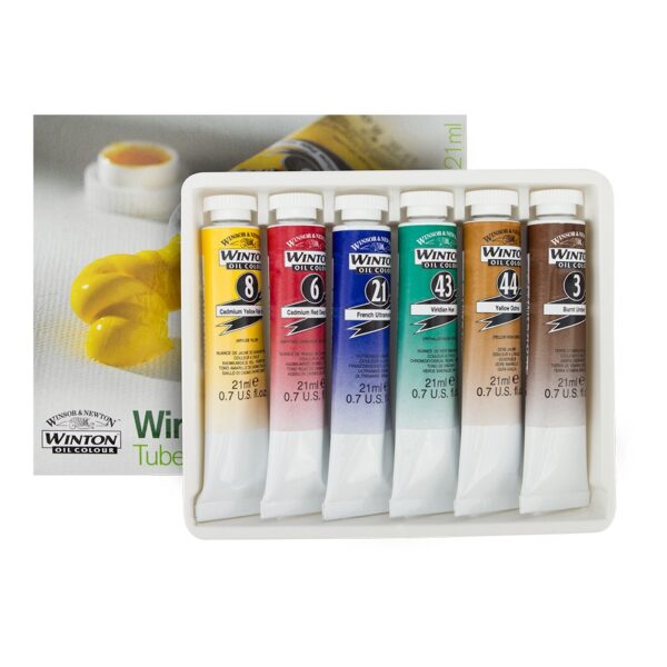 Winsor & Newton : Winton : Oil Paint : 21ml : Set Of 6